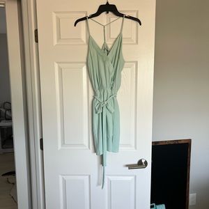 NAKED ZEBRA Beautiful stunning mini teal mint dress